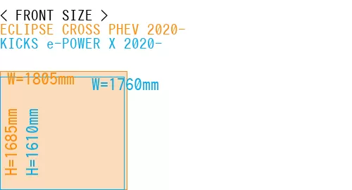 #ECLIPSE CROSS PHEV 2020- + KICKS e-POWER X 2020-